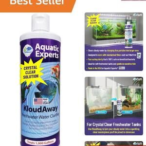 KloudAway Freshwater Aquarium Water Clarifier - 16.9 Fl Oz Fast-Acting Solution